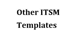 ITSM Templates