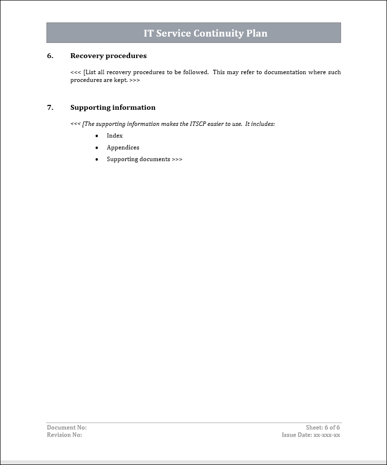 ITSM Templates