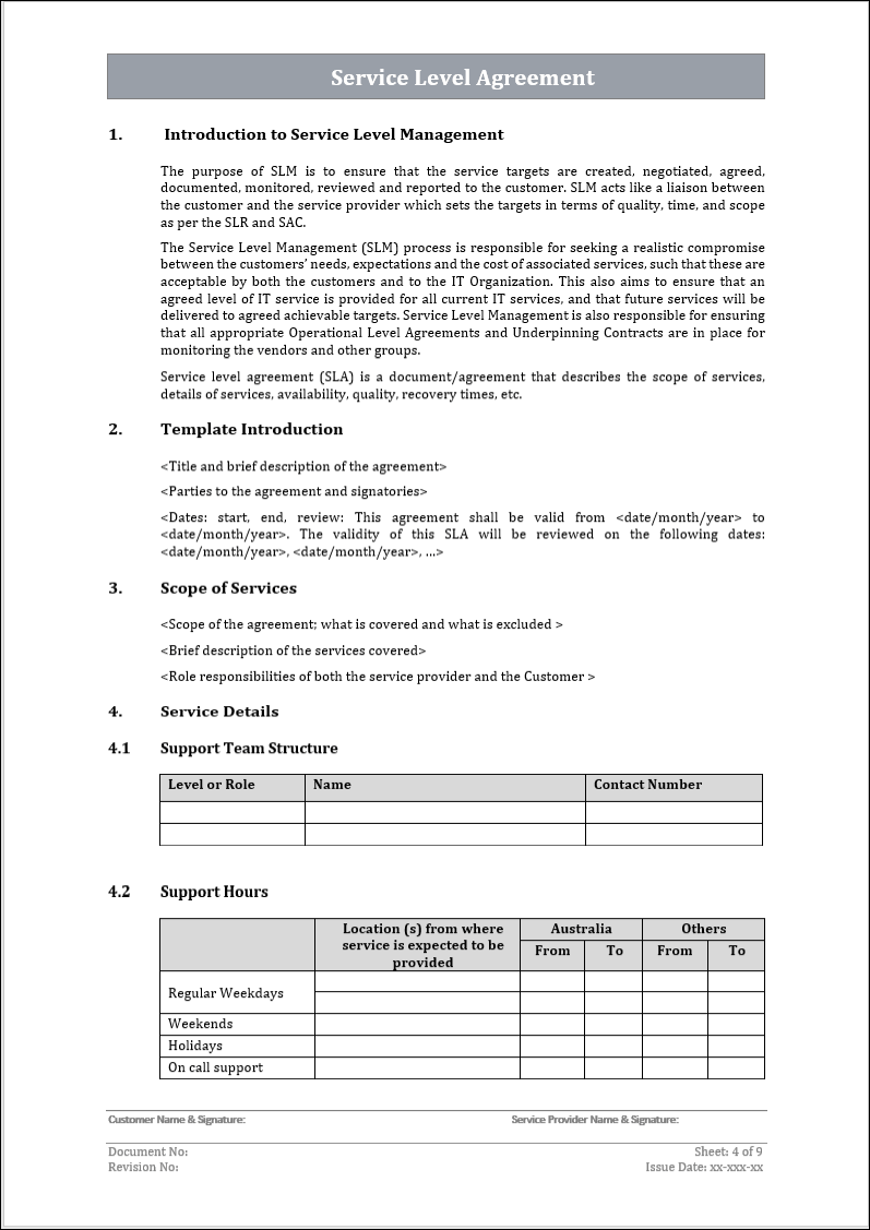 ITSM Templates
