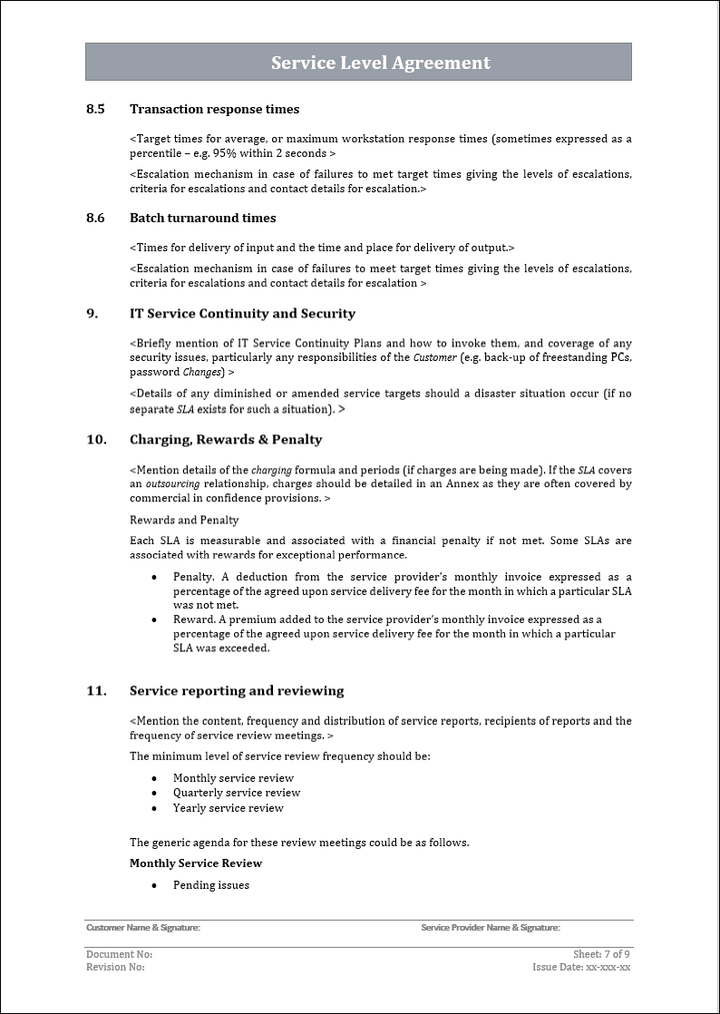 ITSM Templates