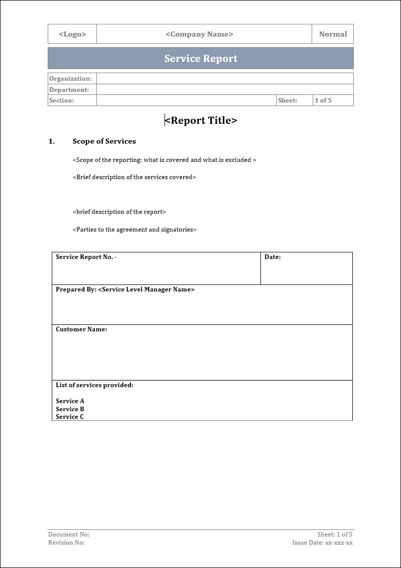 ITSM Templates