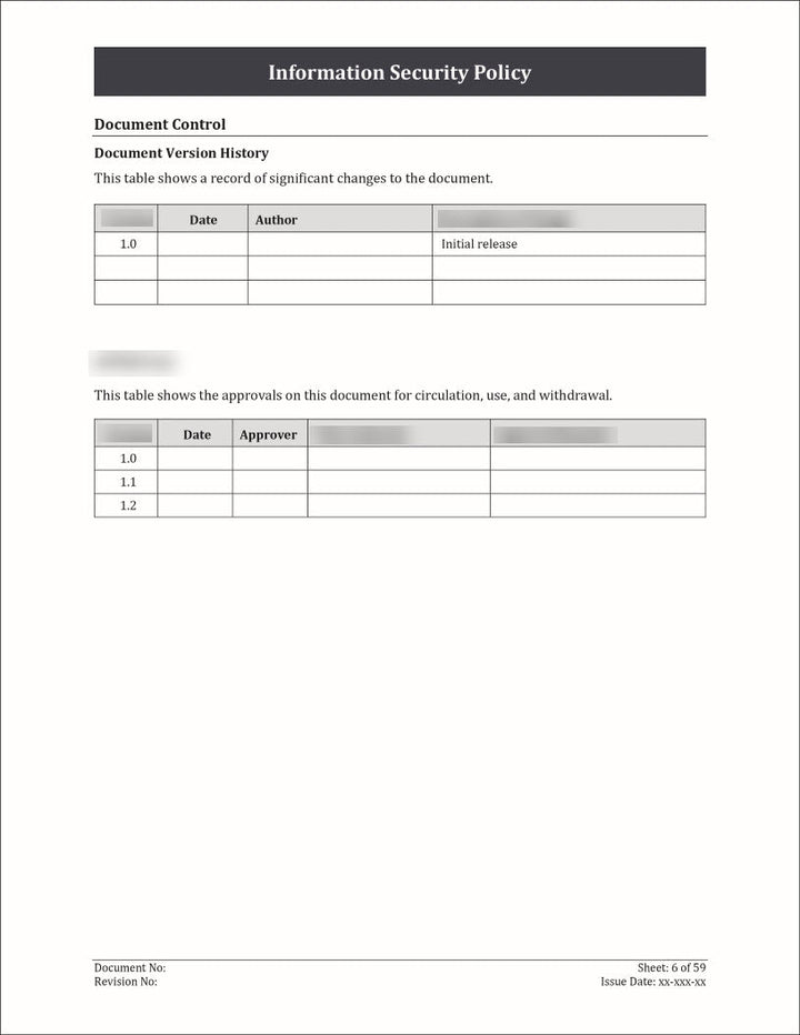ISO 27001:2022 - Information Security Policy Template