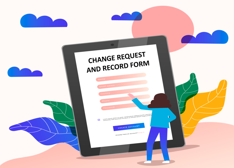 Change Request and Record Form Template