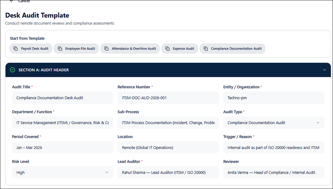 Desk Audit Template 2025: Simplify Employee Role Review Boost Team Clarity
