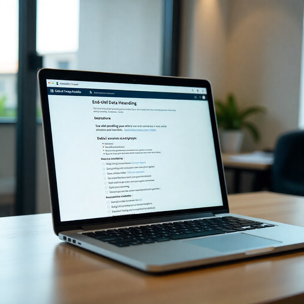  End-of-Life Data Handling Checklist