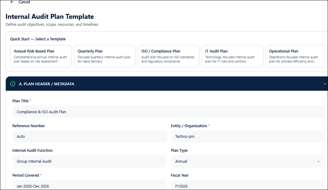 Internal Audit Plan Template: Best Practices and Guidelines