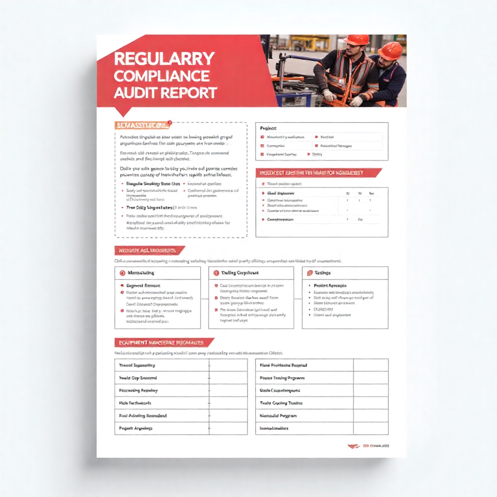 Regulatory Compliance Audit Report Template