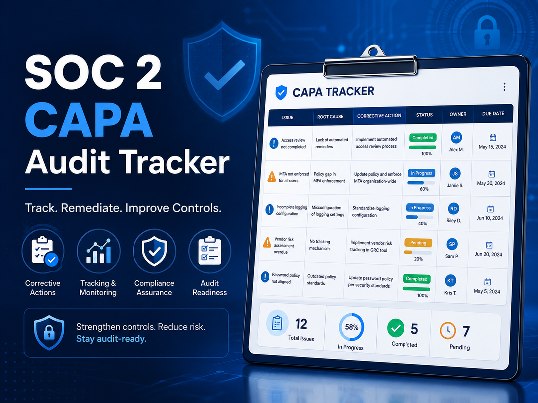 SOC 2 CAPA Audit Tracker