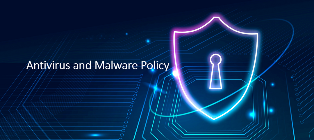 antivirus and malware policy