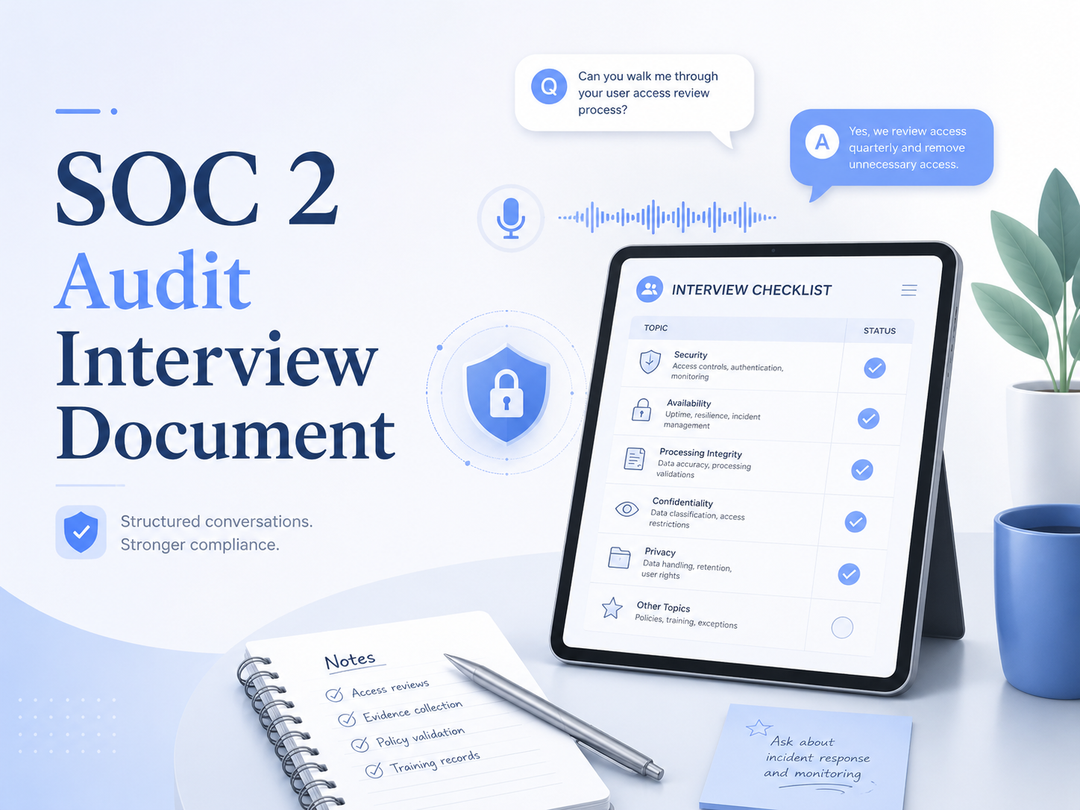 SOC 2 Audit Interview Document