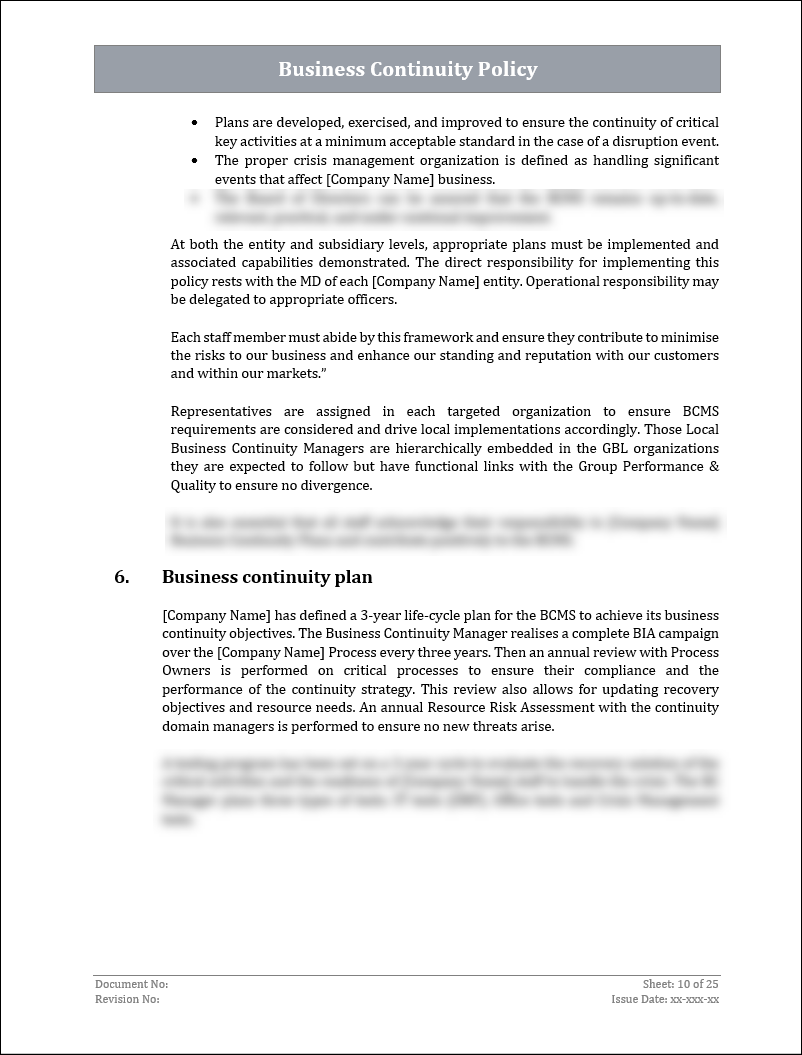 ISO 22301 Implementation Toolkit