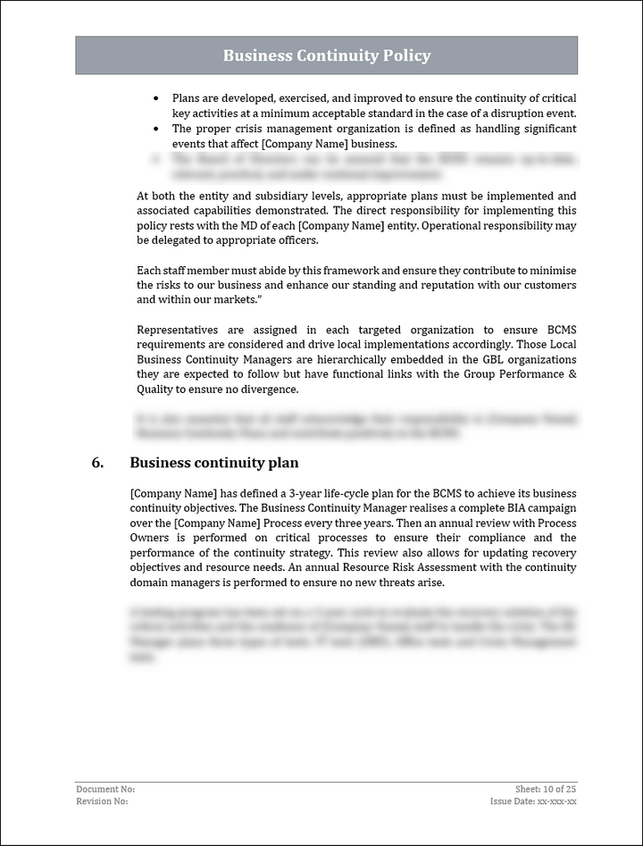 ISO 22301 Implementation Toolkit