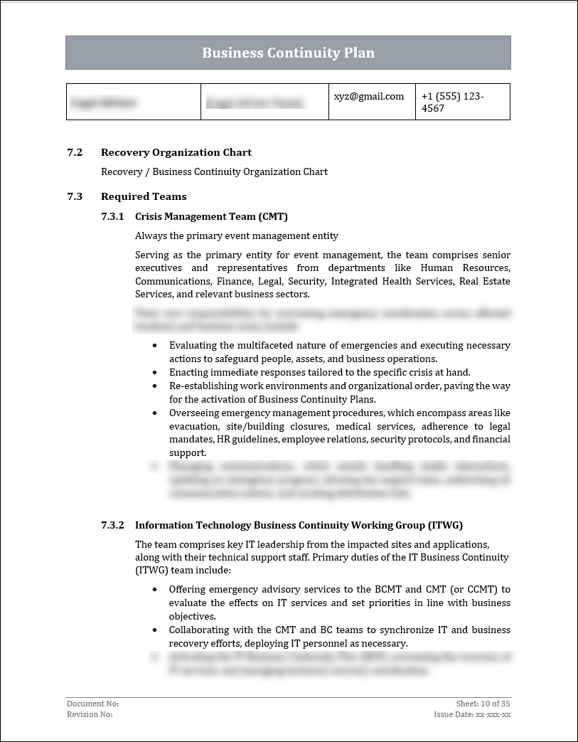 ISO 22301 Implementation Toolkit