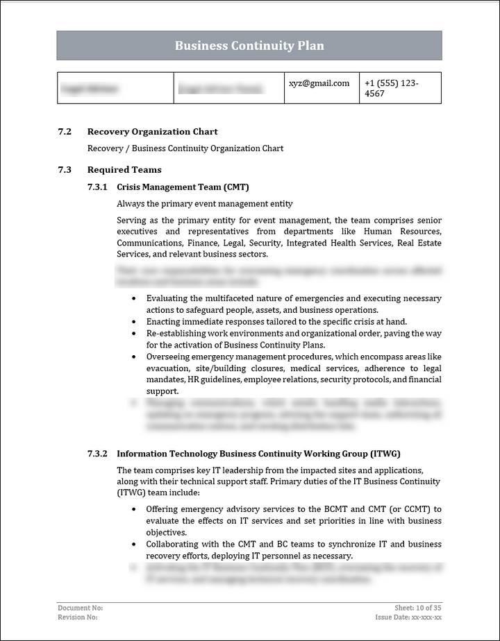ISO 22301 Implementation Toolkit
