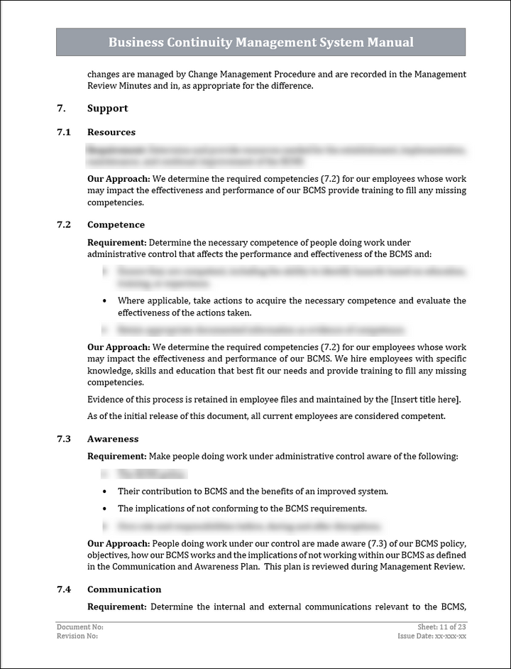 ISO 22301 Implementation Toolkit