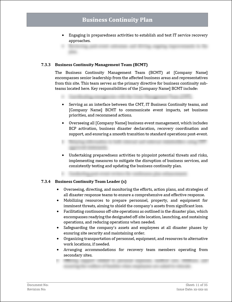 ISO 22301 Implementation Toolkit