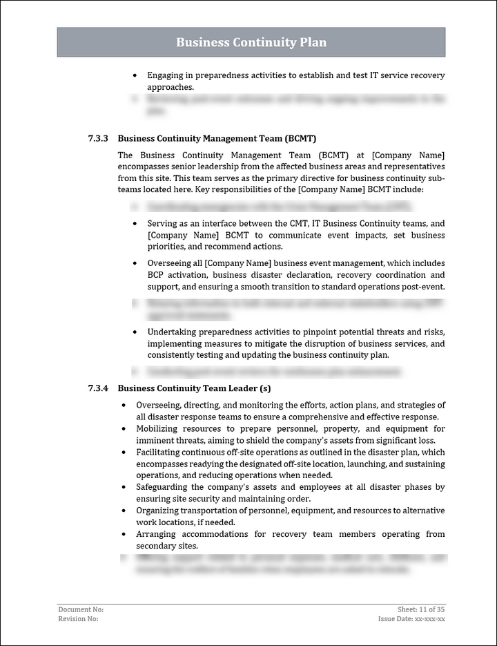 ISO 22301 Implementation Toolkit