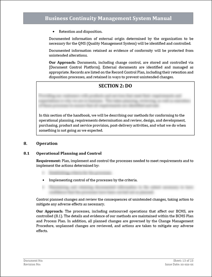 ISO 22301 Implementation Toolkit