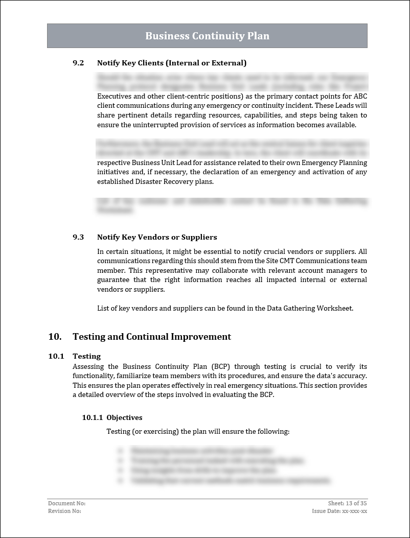 ISO 22301 Implementation Toolkit