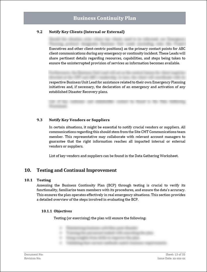 ISO 22301 Implementation Toolkit