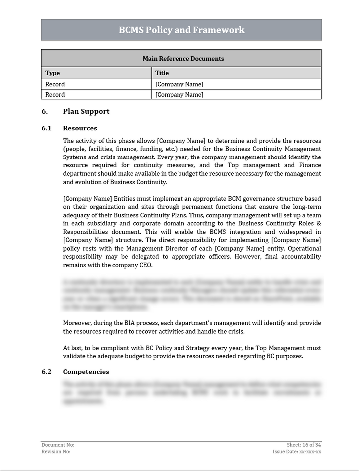ISO 22301 Implementation Toolkit