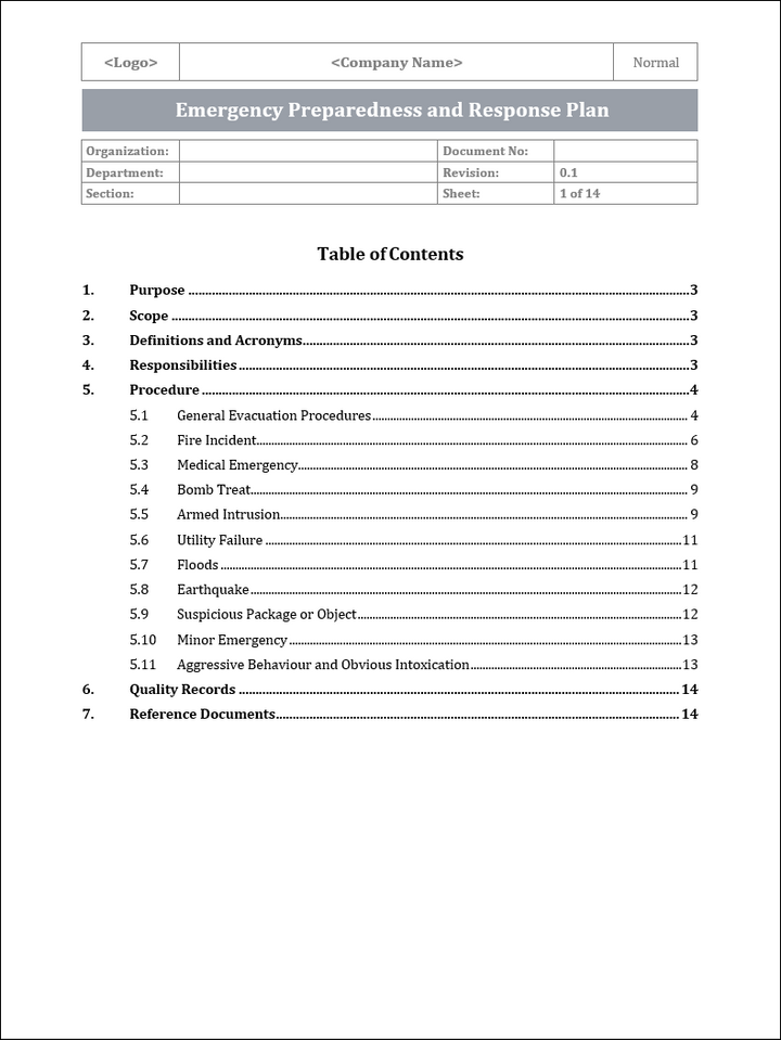 ISO 22301 Implementation Toolkit