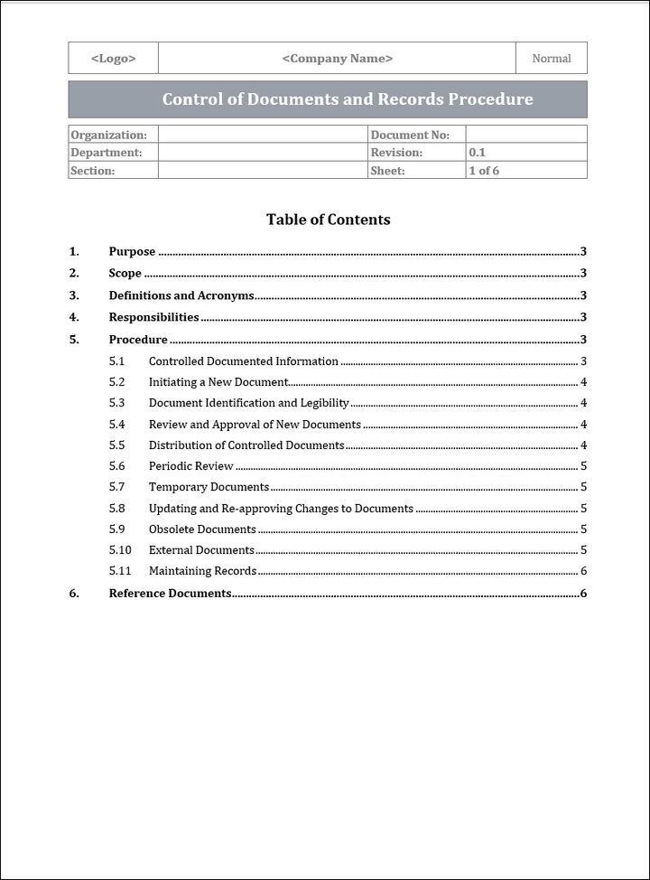 ISO 22301 Implementation Toolkit