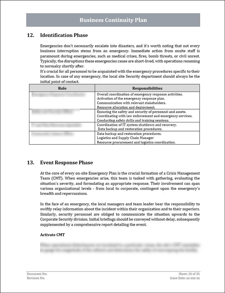 ISO 22301 Implementation Toolkit