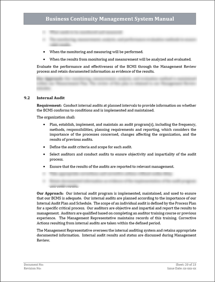 ISO 22301 Implementation Toolkit