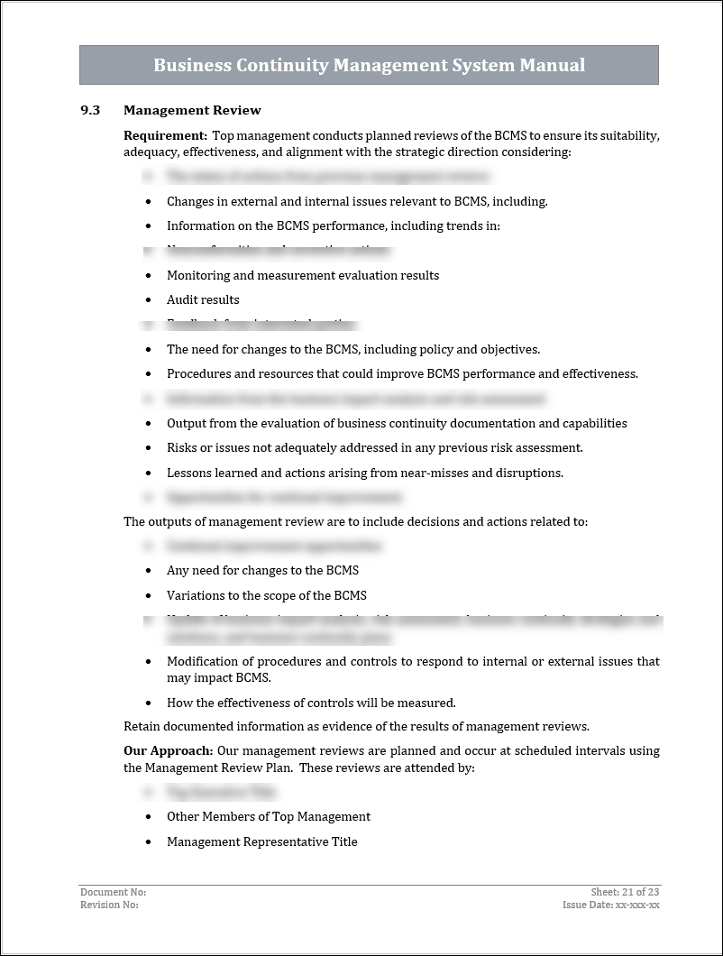 ISO 22301 Implementation Toolkit