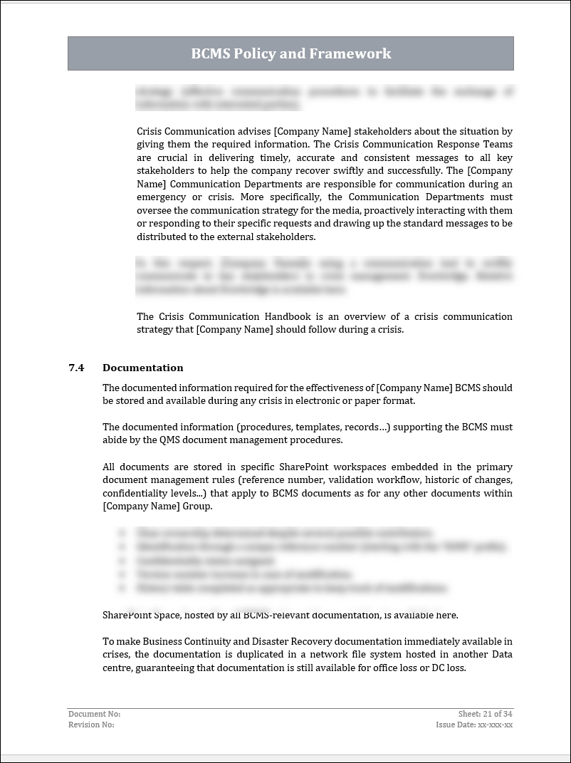 ISO 22301 Implementation Toolkit