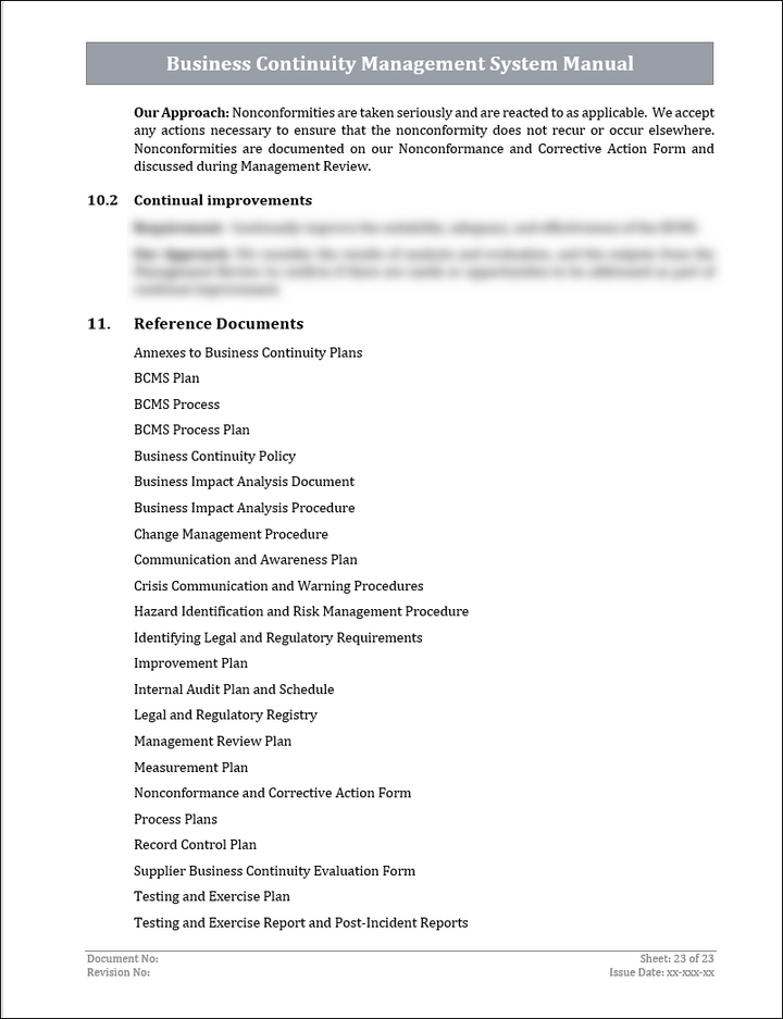ISO 22301 Implementation Toolkit