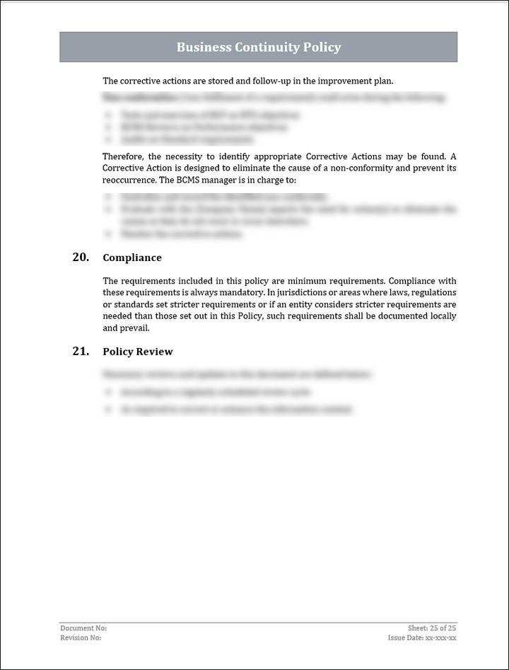 ISO 22301 Implementation Toolkit