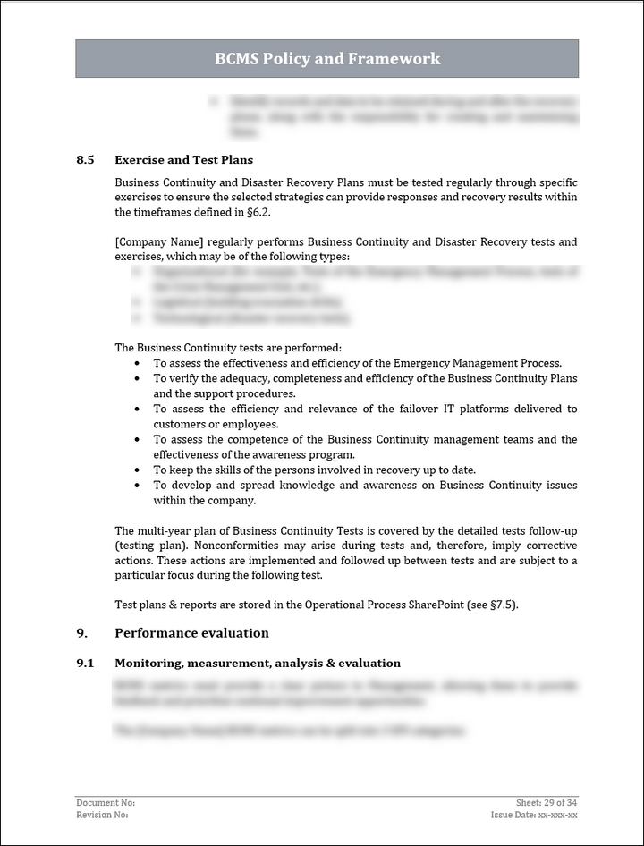 ISO 22301 Implementation Toolkit