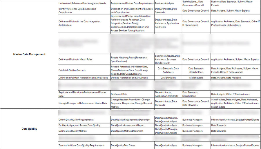 Data Governance Implementation Plan Template