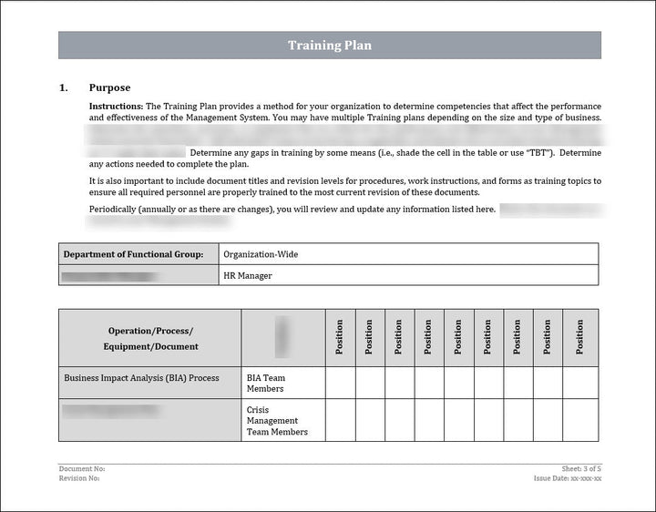 ISO 22301 Implementation Toolkit