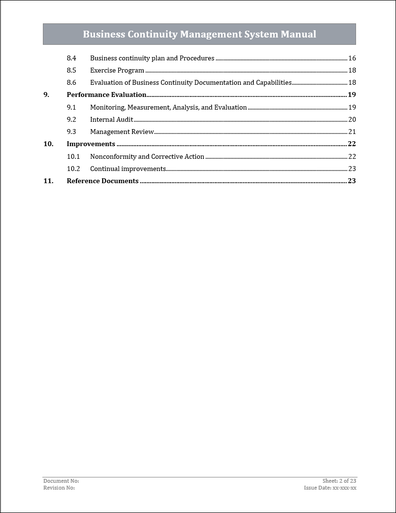 ISO 22301 Implementation Toolkit