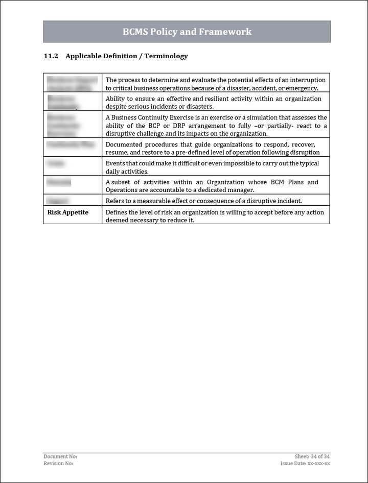 ISO 22301 Implementation Toolkit