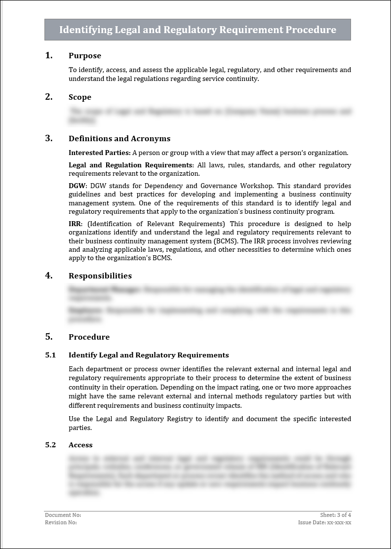ISO 22301 Implementation Toolkit