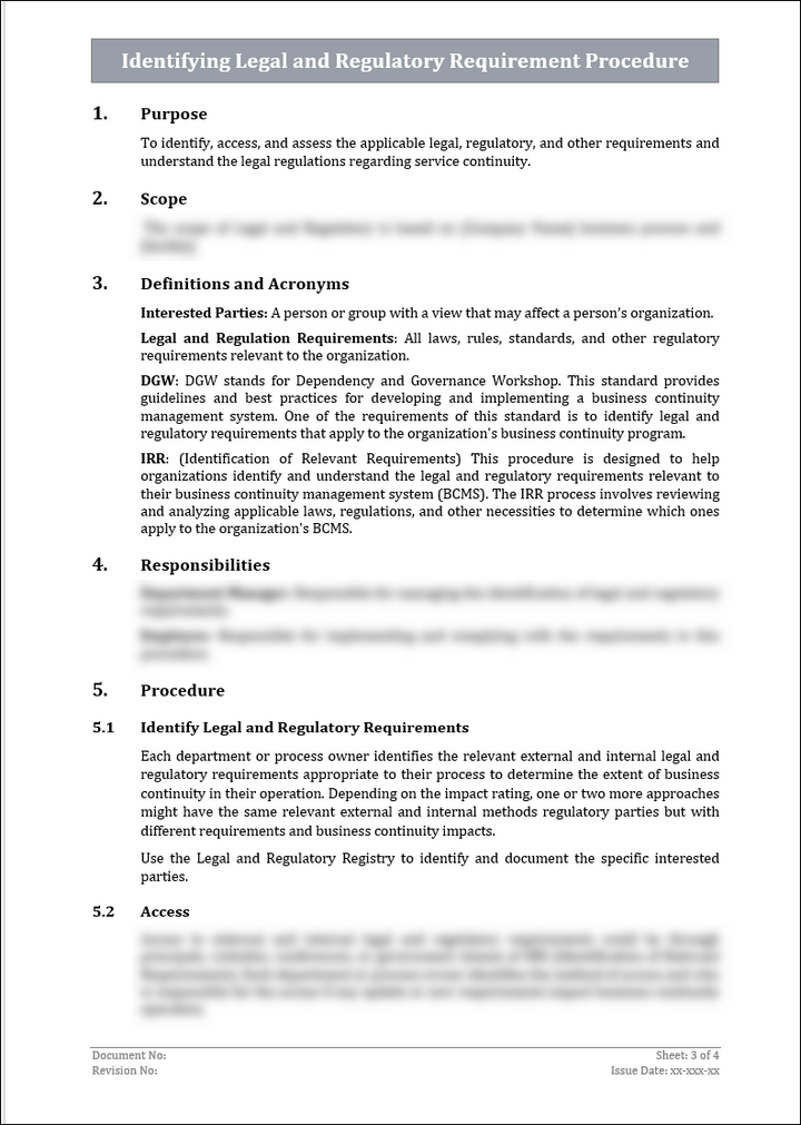 ISO 22301 Implementation Toolkit