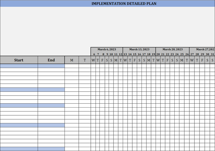 Implementation Detailed Plan