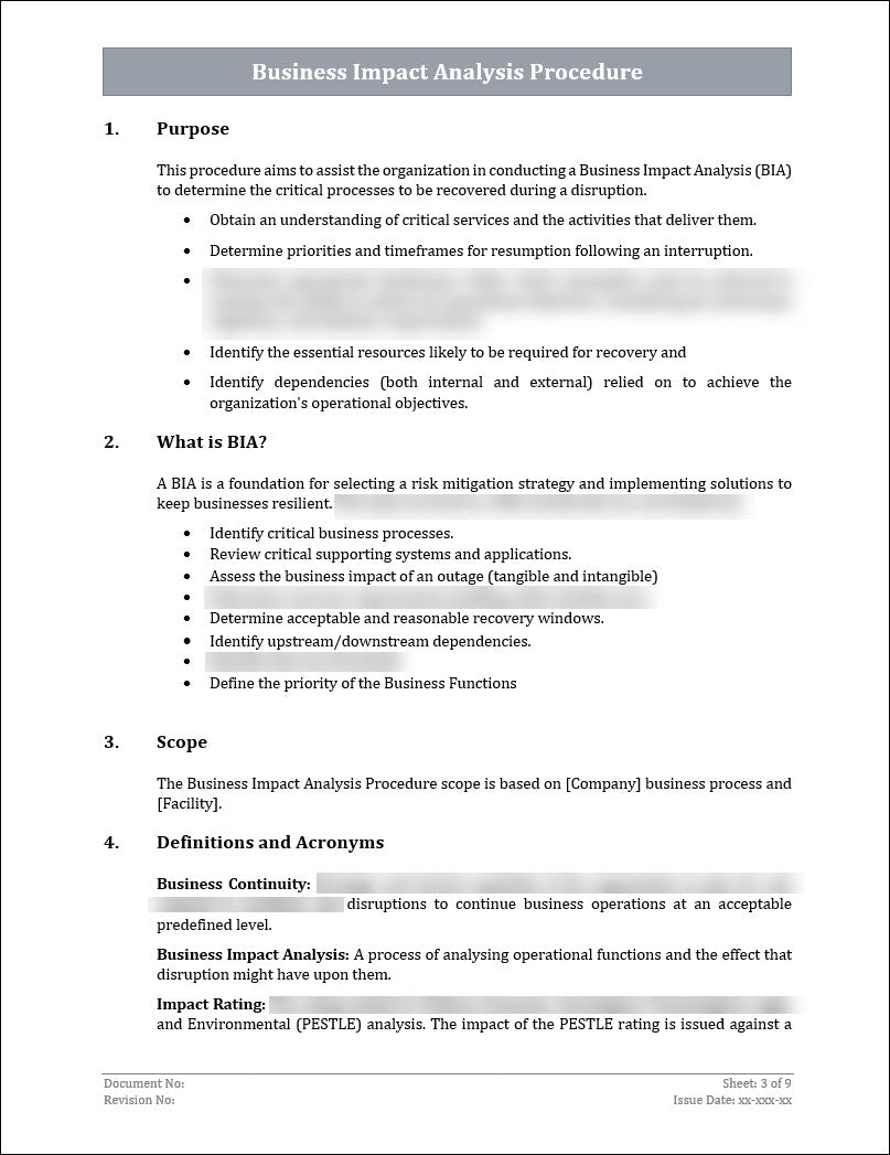 ISO 22301 Implementation Toolkit