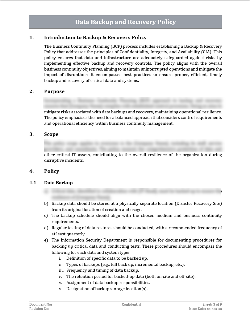 ISO 22301 Implementation Toolkit