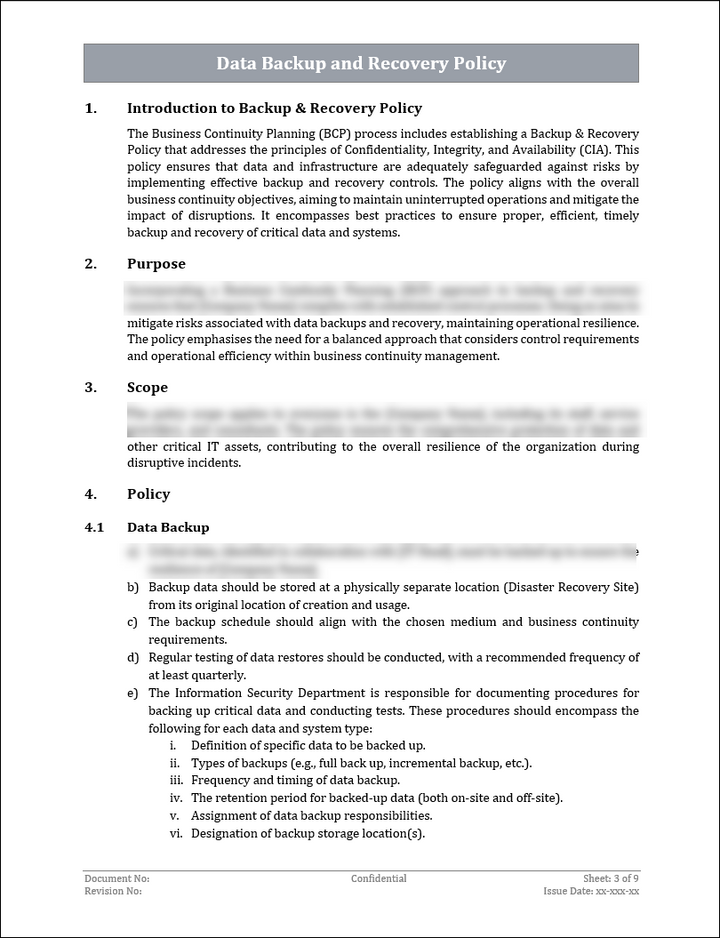 ISO 22301 Implementation Toolkit