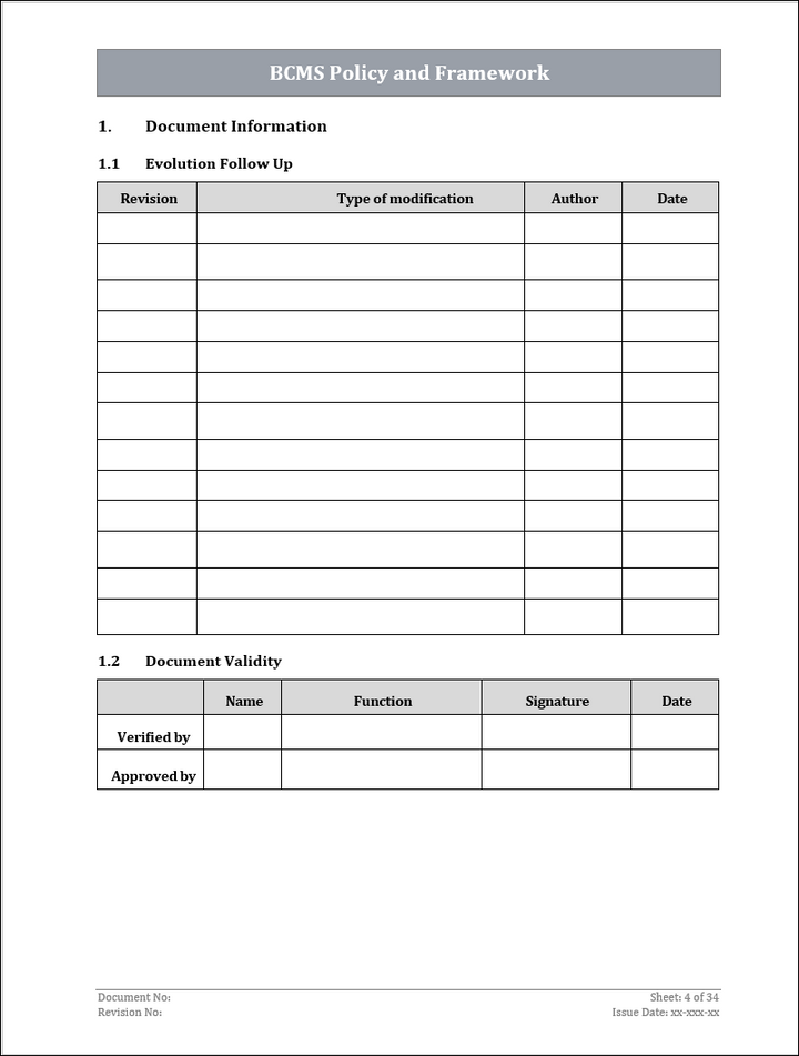 ISO 22301 Implementation Toolkit