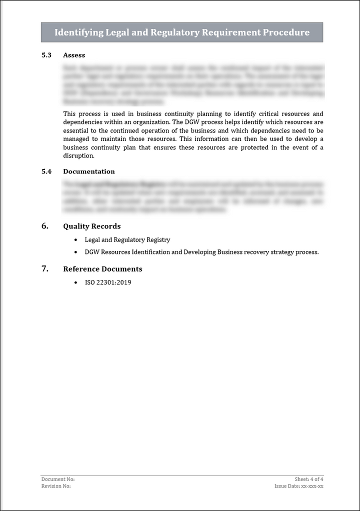 ISO 22301 Implementation Toolkit