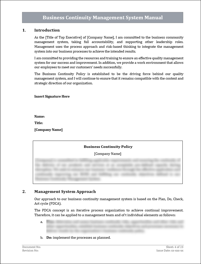 ISO 22301 Implementation Toolkit