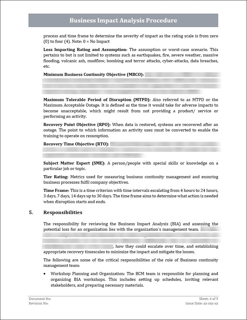 ISO 22301 Implementation Toolkit