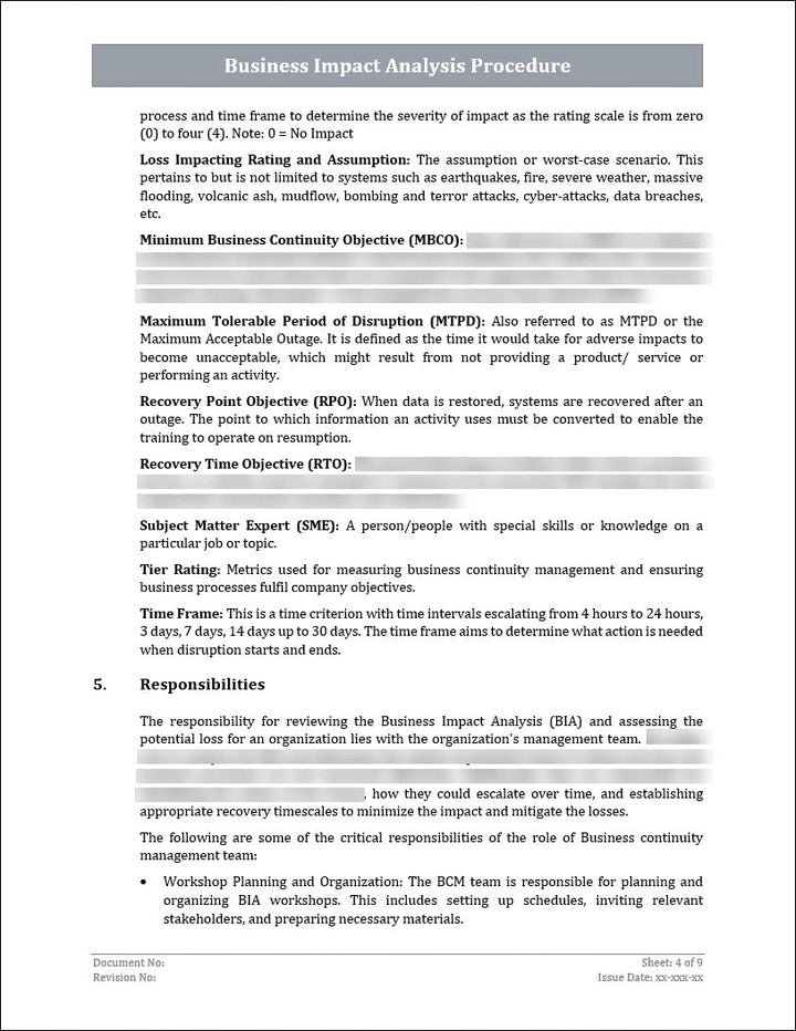 ISO 22301 Implementation Toolkit