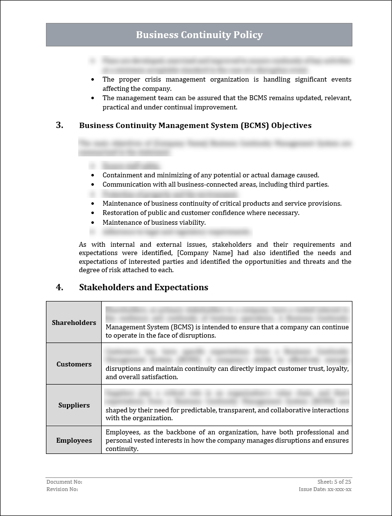 ISO 22301 Implementation Toolkit